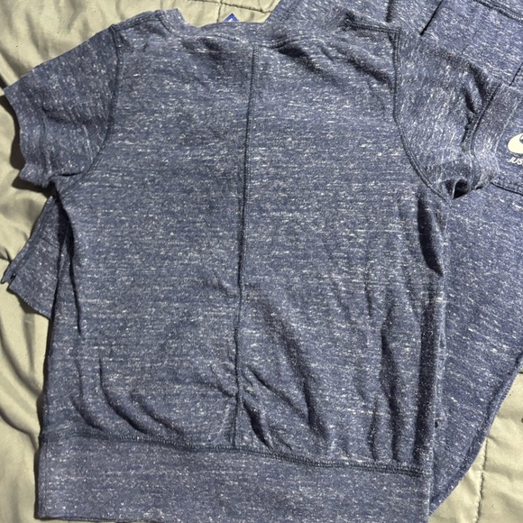 Nike Vintage Youth Small 6/7 Tshirt Capris & Shorts Heather Blue Bundle Set - Picture 12 of 12